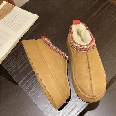 Winter Snow Boots Women Non-slip Boots Warm Plush Thick Cotton Shoes Plus Size 35-43