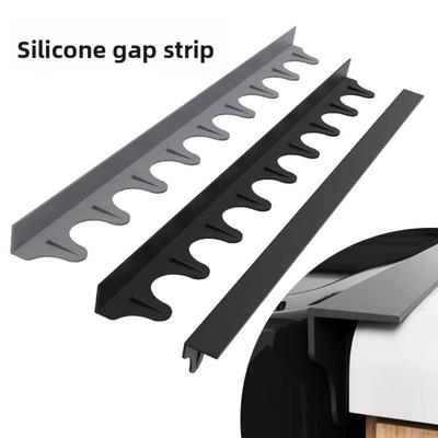 Durable 21 Inches Stove Gap Strip Anti-Oil Anti-Stain Countertop Gap Sealing Strip Easy To Clean Silicone Oven Anti-spill Seal