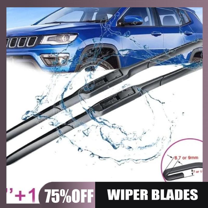 Suitable for Jeep Compass MK2 2017-2019 front window wiper blade 24 +18 wiper blade чёрный