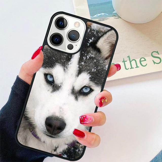 Siberian Husky Dog Coque Shell For iPhone 17 Air 15 16 14 13 12 Pro Max 11 Pro Max Plus Phone Case Cover