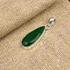 Green Onyx Gemstone 925 Sterling Silver Jewelry Handmade Pendant For Thanksgiving