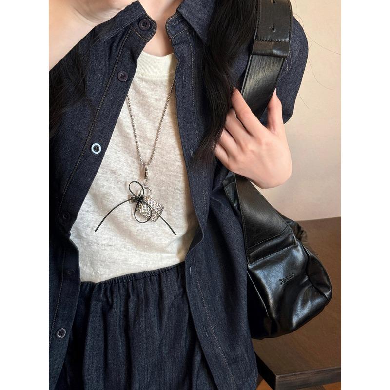 Empress Dowager Love Saturn Item Sweater Chain Niche Versatile Premium Jewelry