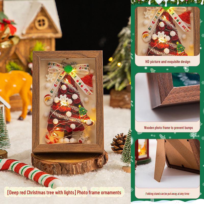DIY Creative Twist Christmas Tree Photo Frame Kit - Perfect for Girlfriend's Christmas Gift and Desktop Ornament