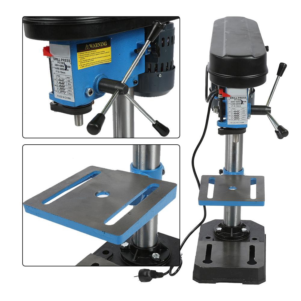 Industrial High Precision Adjustable Height Drill Press Table Workbench