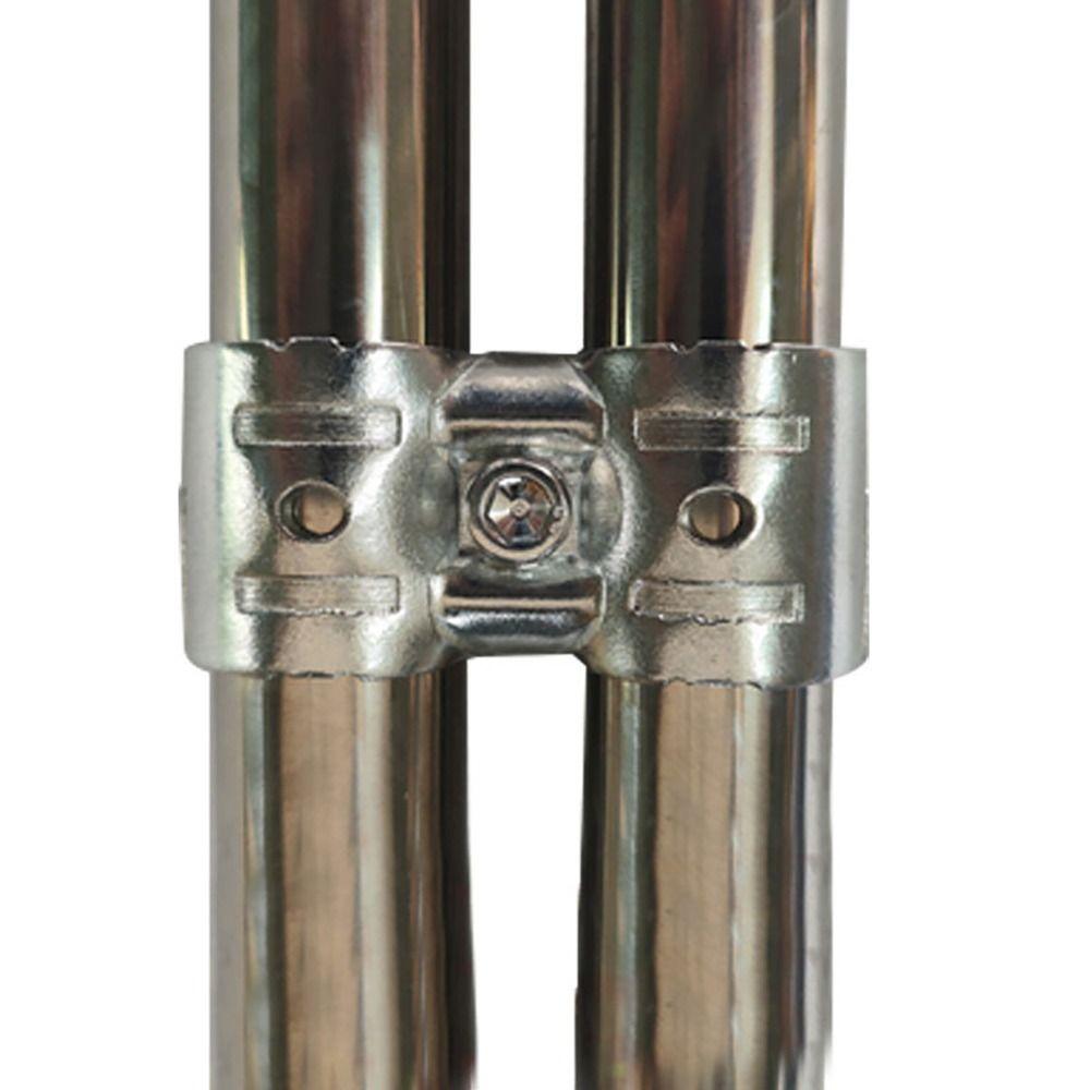 1Pcs Durable Carbon Steel Galvanized Pipe Joint Round 20/25/32mm Tube Connector Fixed Clamp Clothes Display