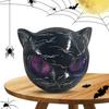 Katt Stein Skulptur Dekorativ Kunst Statue Katt Stein Statue for Halloween Soverom Bokhylle Dekorasjon