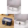 Minimalist Storage Box With Lock For Jewelry Cosmetics And Small Items