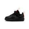 Court Borough Slip Resistant Cushioning Abrasion Resistant Breathable Low Top Toddler Shoes Black CT3963-001