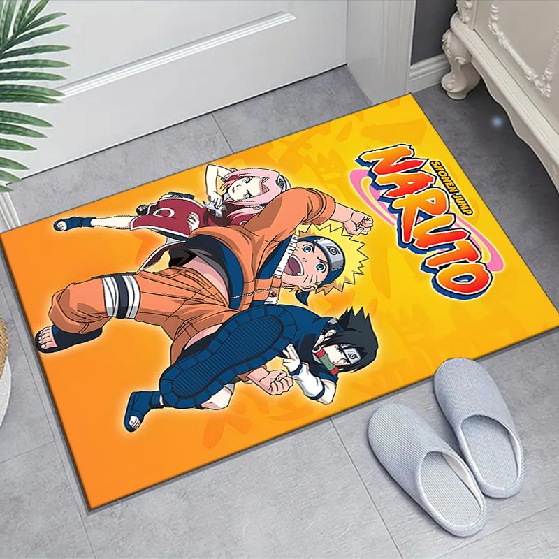 1pc NARUTO Design Area Rug - Non-Slip, Soft & Cozy Floor Mat for Living Room, Bedroom, Office - Indoor/Outdoor Decorative Carpet