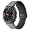 Leather+Silicone Strap for Samsung Galaxy Watch8 44mm 40mm Classic 46mm Magnetic Buckle Wristband for Galaxy Watch Ultra 2025 47mmBelt