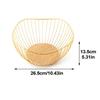 Fruit Basket Black Wire Fruit Baskets Multi-Functional Kitchen Storage and Organizer for Breads Vegetables and Snacks
