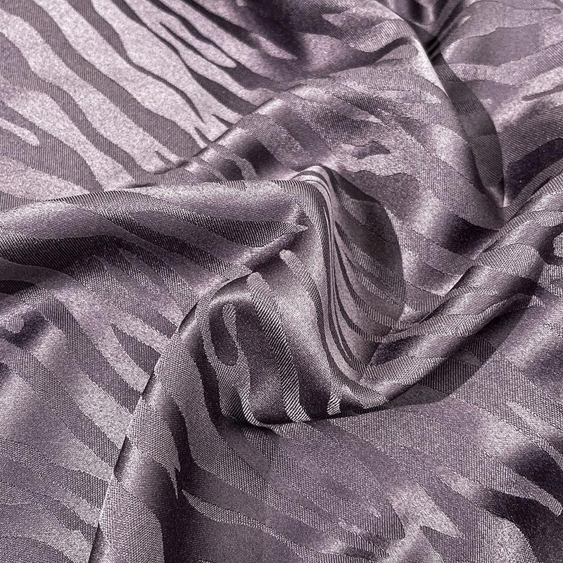 Luxury Glossy Jacquard Duvet Cover Set High-Quality Solid Satin Soft Quilt Cover Kits Four Seasons Home Accessories for Bedroom