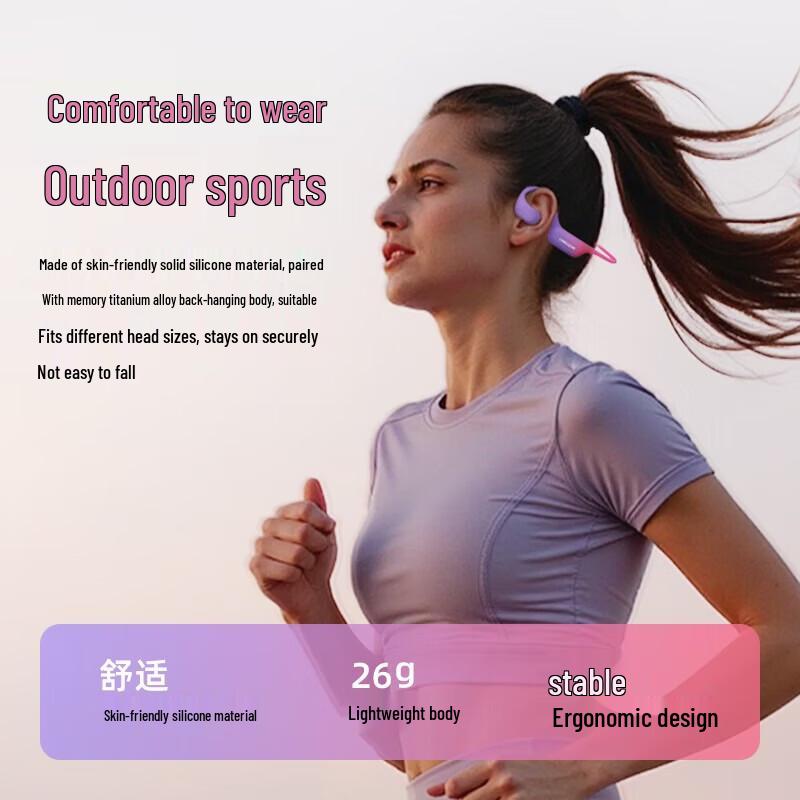 Lanston AirWave Pro Open-Ear Bone Conduction Sports Headphones