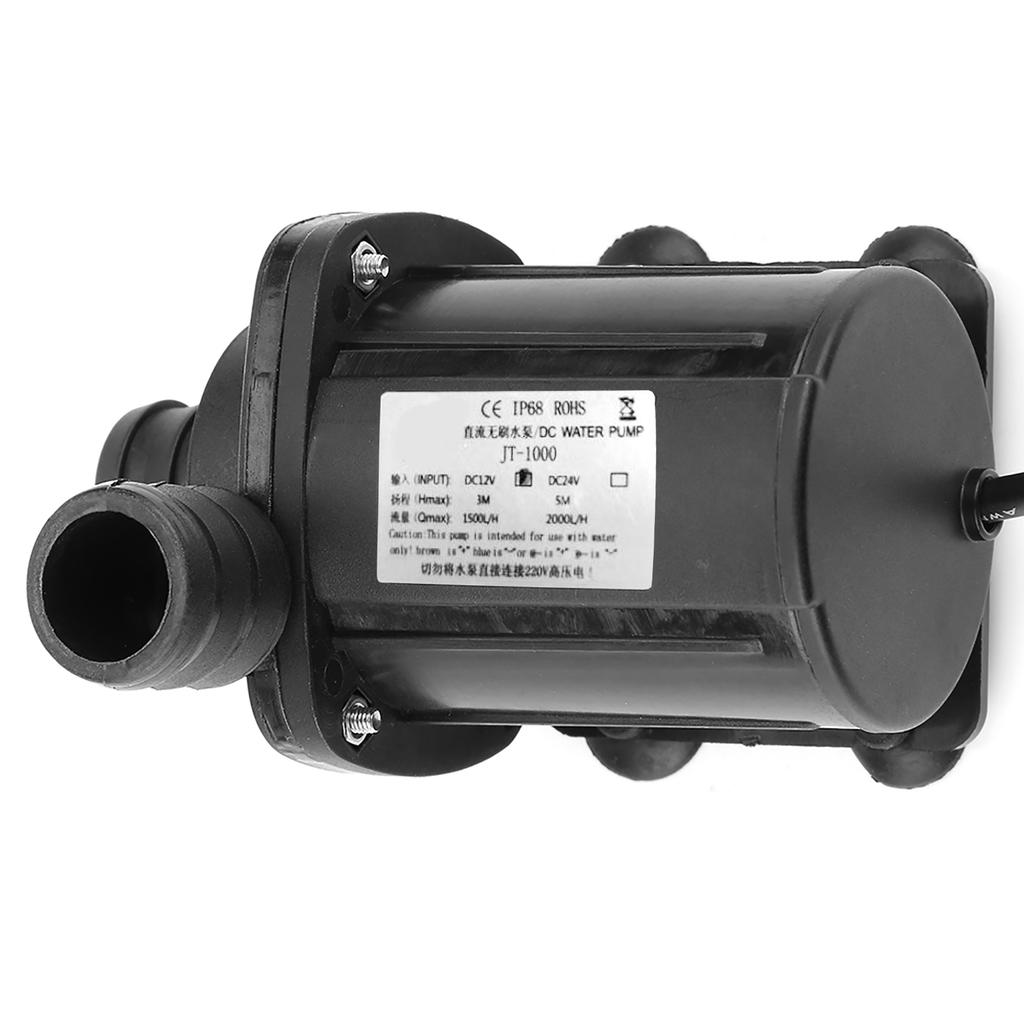 Mini Adjustable Speed Brushless Boost Water Pump 12V 40 Celsius 100 Celsius