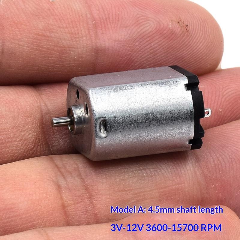 1/5Pcs Dc 3V 3.7V 5V 6V 12V High Speed Micro Electric Motor Ff-030 Mini Mute 030 Motor Diy Hobby Toy Lock Car Av Device