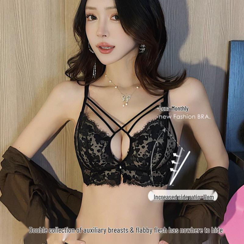 Japanese Style Hollow Lace Bra: Sexy, Supportive, Lift, No Underwire