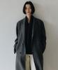 Blankroom Her Pound Shell Coat (Handmade)_Charcoal Gray
