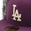 New Era 59FIFTY Dogear LA Los Angeles ONSPOTZ LA Size 7 MLB Los Angeles Dodgers Cap, Dodgers, Exclusive, Plum, 3/8,