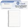 Scratch-Resistant Transparent Loose-Leaf Notebook for Students - Removable Square Grid Design, High Value.