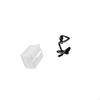 Modern Acrylic Tissue Dispenser And Abstract Thinker Statue Decorative Storage Box for Wall Mounted