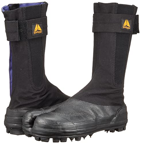 Soukaido Work Shoes, Double Pin Spike Tabi, Black, Size 28.0 cm, 4E