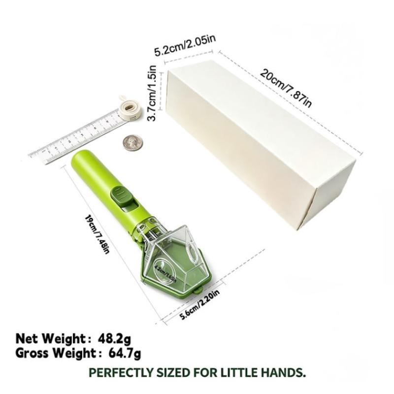 Multifunctional Handheld Insect Catcher with 6X Magnifying Glass Durable Kids Toy for Camping Backyard Adventure