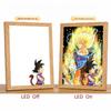Veilleuse LED Dragon Ball: Cadre Photo Créatif Vegeta