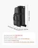 3 Ball Bowling Bag with Wheels Double Roller Bowling Bag Shoe Compartment