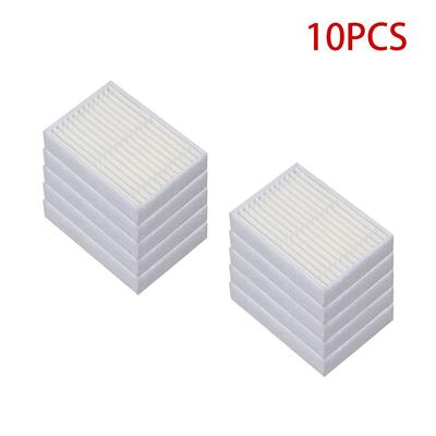 10pcs/lot HEPA Filter for Panda X600 Pet Kitfort KT504 Robotic for Midea Mvcr03 VCR15 VCR16  Vacuum Cleaner Parts Accessories