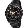 R8873612048 Traguardo Chronograph Black Dial Men's Watch