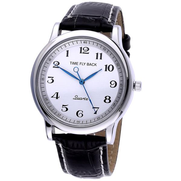Buy Genuine Watch Anticlockwise Watches Fashion Simple Dial Reverse