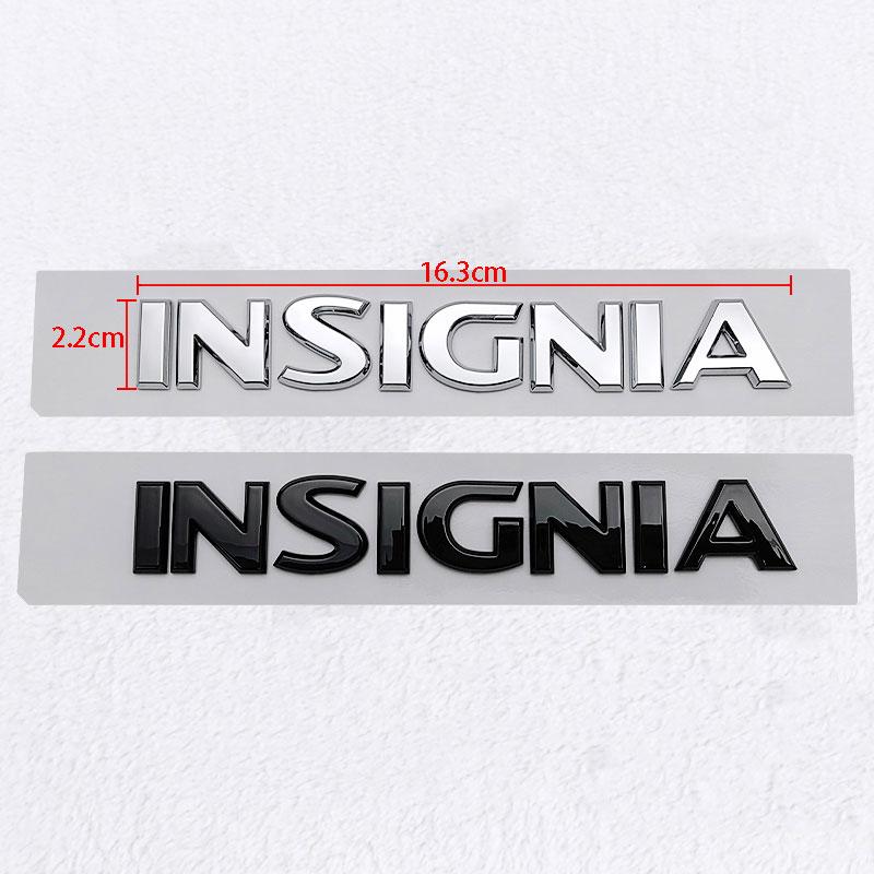 INSIGNIA Letter Emblem Car Stickers for Opel INSIGNIA Tail Label Rear Trunk Modified Decorative Mark Decals