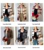 Color Block Slim Fit Cashmere Cardigan - Women's High Collar Zipper Sweater.