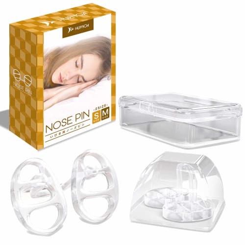 

HUPNOA Nose Pins, Anti-Snoring Device, Snoring Prevention Product [Set of 2 SM Nose Pins] - Expands Nasal Cavities to Promote Nasal Breathing