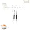 3PCS Set Stainless Steel Latte Art Needle Spoon & Lance Espresso Latte Tools  Latte Art