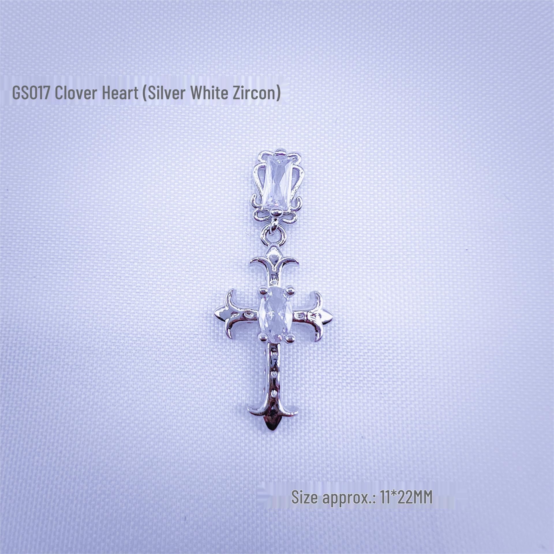 Trendy Cross Nail Art Rhinestones - European, American Style, Mini Light Luxury, Simple Fashion Accessory