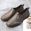 Men's fashion low-top rain shoes outdoor glove shoes wading shoes non-slip worker shoes kitchen water shoes imitation leather one-pedal rubber shoes