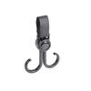 Universal Rotating Double Hook for Stroller - Durable Bag Holder