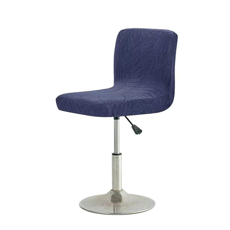 Elastic Water-resistant Large Leaf Fabric Home Hotel Club Bar Chair Cover Rotating Bar Chair Cover