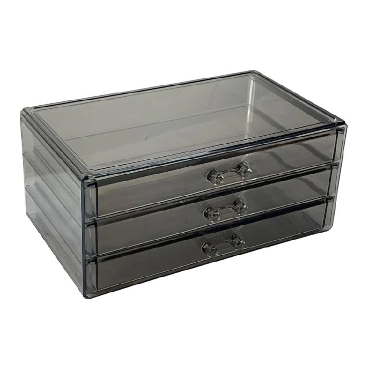 Acrylic Makeup Accessories Storage Box Space saving Jewelry Organiser with Multiple Compartments for Easy Access