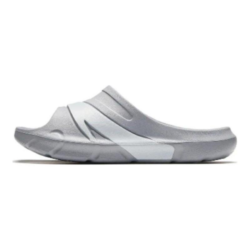 Anta Men Comfortable Versatile Non-slip Thick Sole Casual Slides Grey 112438523-3 39