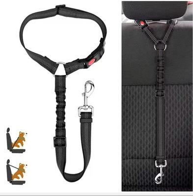 Reflekterande Husdjur Hund Bilbälte Valp Hund Promenad Resa Biltillbehör Hundkoppel Sele för Små Hundar Husdjursbiltillbehör