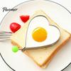 Kitchen Utensils for Breakfast 3 Pcs Stainless Steel Egg Rings, Non-stick Fried Moulds, Round/Star/Flower/Heart/Mouse Home Tools Shaped Ring Mold Eggs