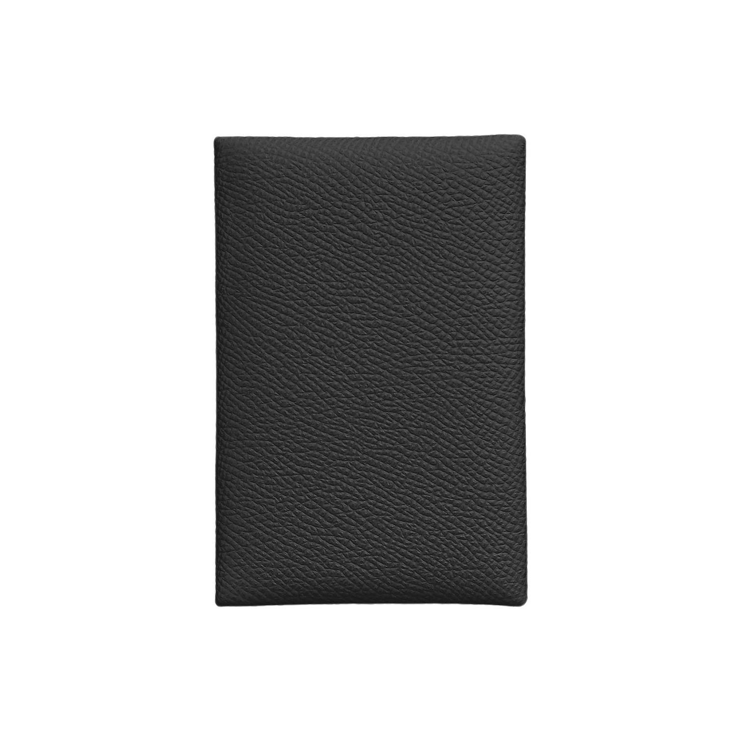 

Hermes Calvi Silver Buckle Epsom Calfskin Card Holder Coin Purse Wallet Women Wallet Black H044164CK89 Gift Set(Basic Set+Box+Shopping Bag)