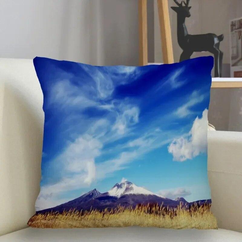 Snow Pillowcase Square  Zipper