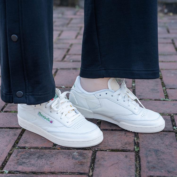 Reebok  Club C 85 Chalk Glen Green Women Sneakers White Alabaster GX3686
