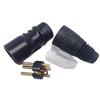 Gold-Plated 3-Pin Copper XLR Mixer Plug (Balanced Male & Female)