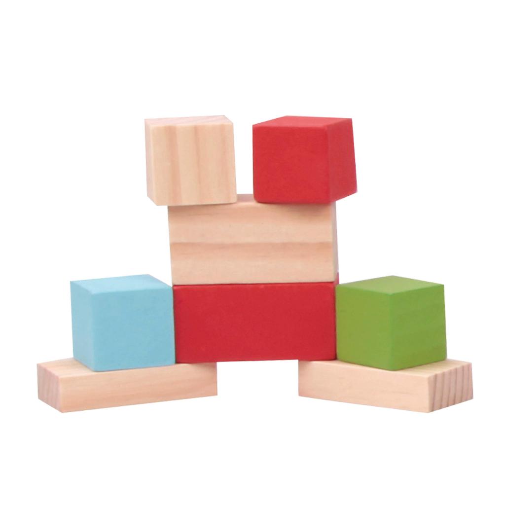 Classic World Educational Toy Building Blocks Set, Colorful Wooden Toy, 50 Pieces, for Girls and Boys, Ages 1.5 to 18 Months, 2, 3, 4, 5, Baby Shower
