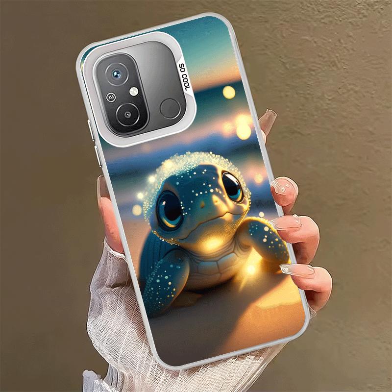 Cartoon Ocean Sea Turtle Shockproof Phone Case for Xiaomi Poco X7 X6 X5 X3 Pro F7 Ultra M8 Redmi 15C 15 14C 13C 12C 10C 13 12 10