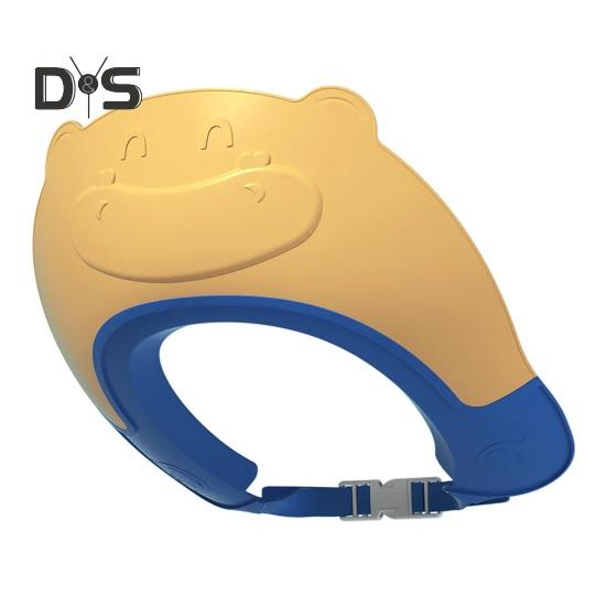 

Детская шапочка для мытья головы Экологичная, расширяемая, регулируемая окружность головы, многоразовая, удобная, водонепроницаемая, силиконовая, для защиты ушей, детская синий